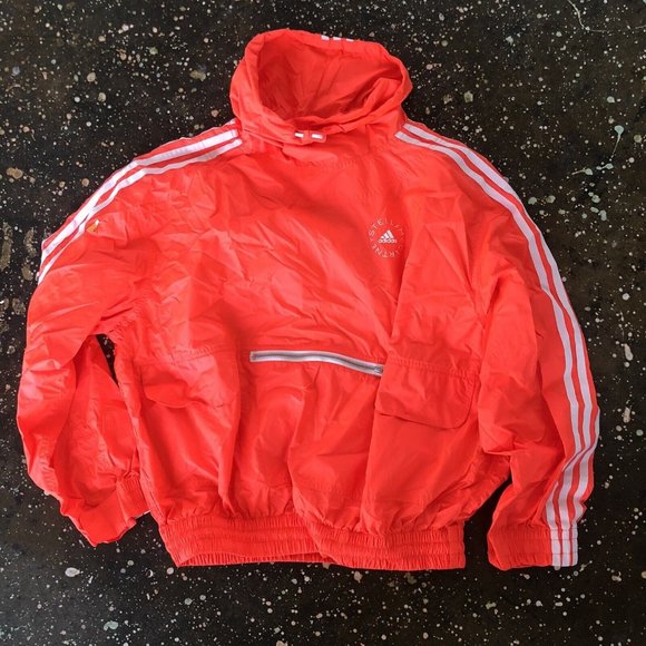 Stella McCartney Jayla Jacket Fluoro Coral Orange Red - Picture 10 of 10